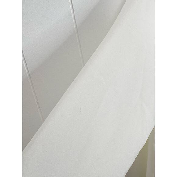 Club Monaco Layered Colorblock Drop Waist Mini Dress Size 2 White Black - Picture 5 of 12